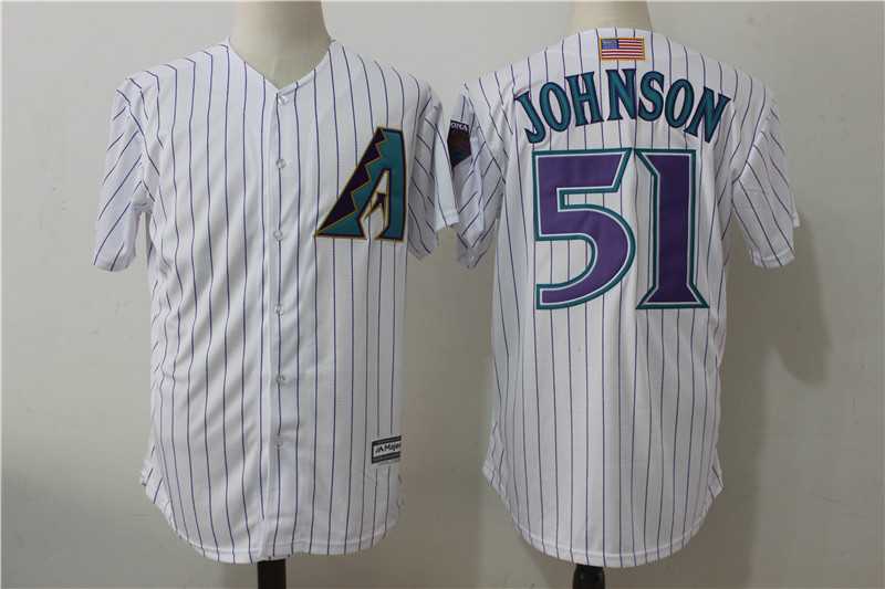 Arizona Diamondbacks #51 Randy Johnson White Mitchell & Ness New Cool Base Jersey,We sell and wholesale Arizona Diamondbacks #51 Randy Johnson White Mitchell & Ness New Cool Base Jersey on line form chian!